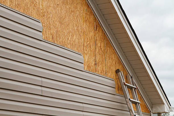Professional Siding Contractor technician working in Westover, PA